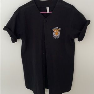 Baseball shirt men small logo in the back